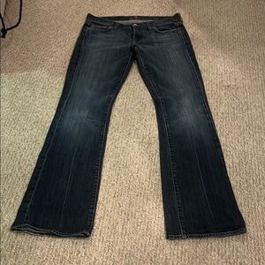 7 For All Mankind Bootcut Jeans - Dark Blue